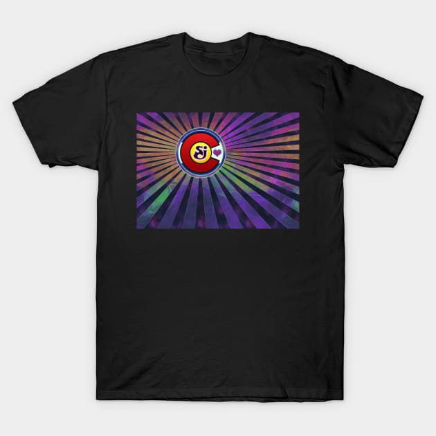 String Cheese Incident Colorado Love Psychedelic Galaxy T-Shirt by Shayna